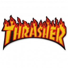 THRASHER PATCH - FLAME LOGO -