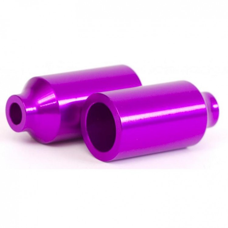 BLAZERPRO SCOOTER PEGS CANISTA ALLOY ( Pair ) WITH BOLTS ( Purple )