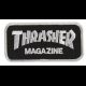 THRASHER PATCH - MAGAZINE LOGO - NOIR/BLANC